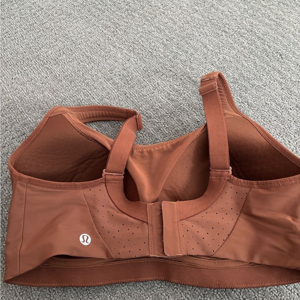 lululemon “Run Time” Brown Sports Bra - Picture 3 of 4